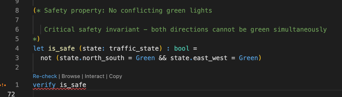 CodeLogician interface showing warning message for unsupported language with option to continue formalization
