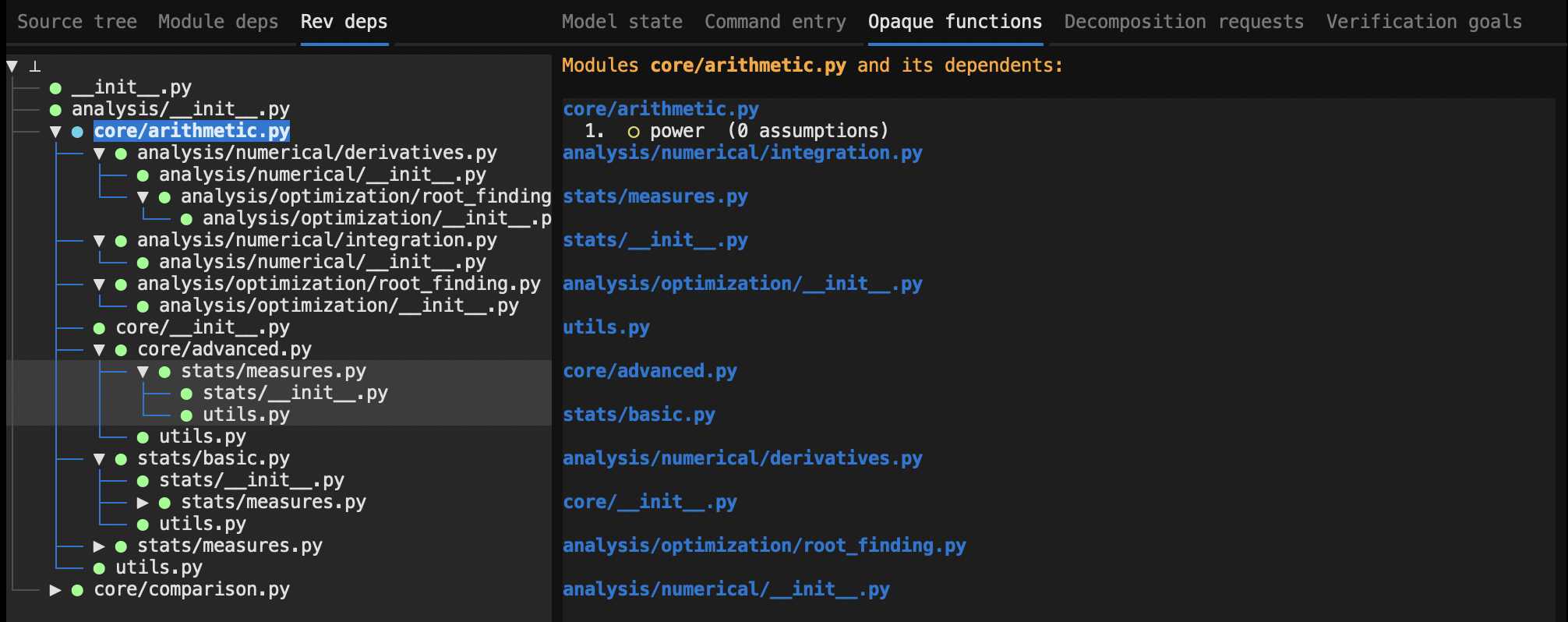 CodeLogician interface showing warning message for unsupported language with option to continue formalization