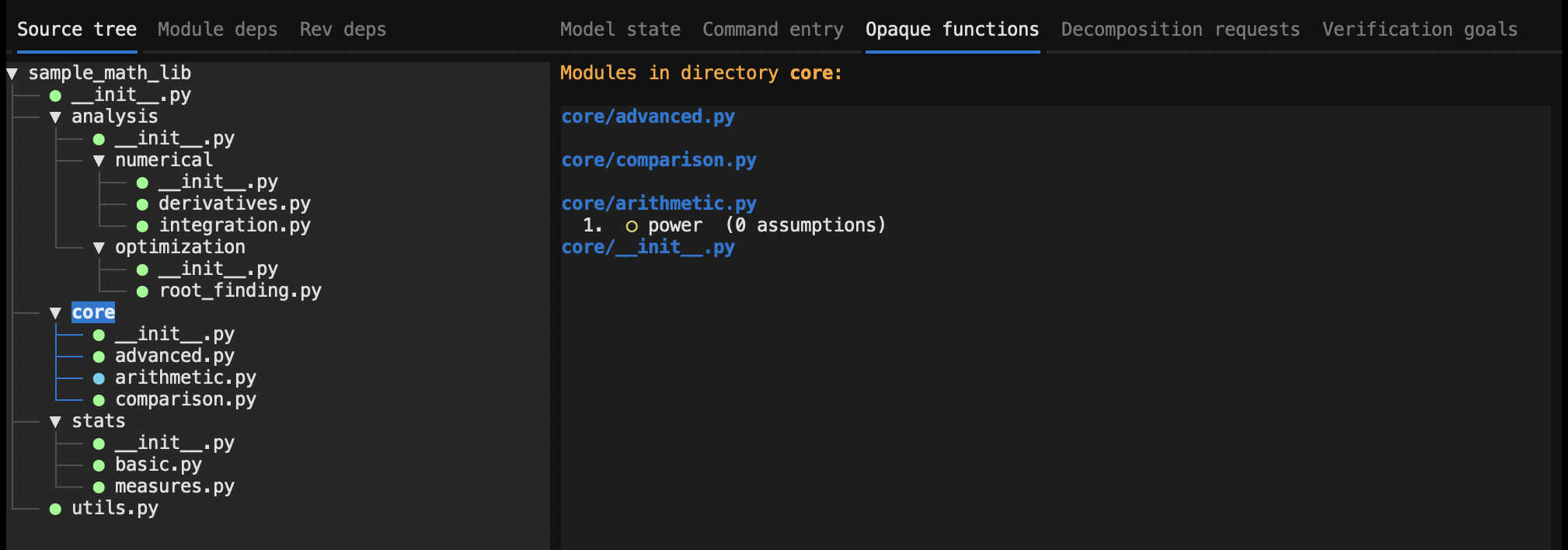 CodeLogician interface showing warning message for unsupported language with option to continue formalization