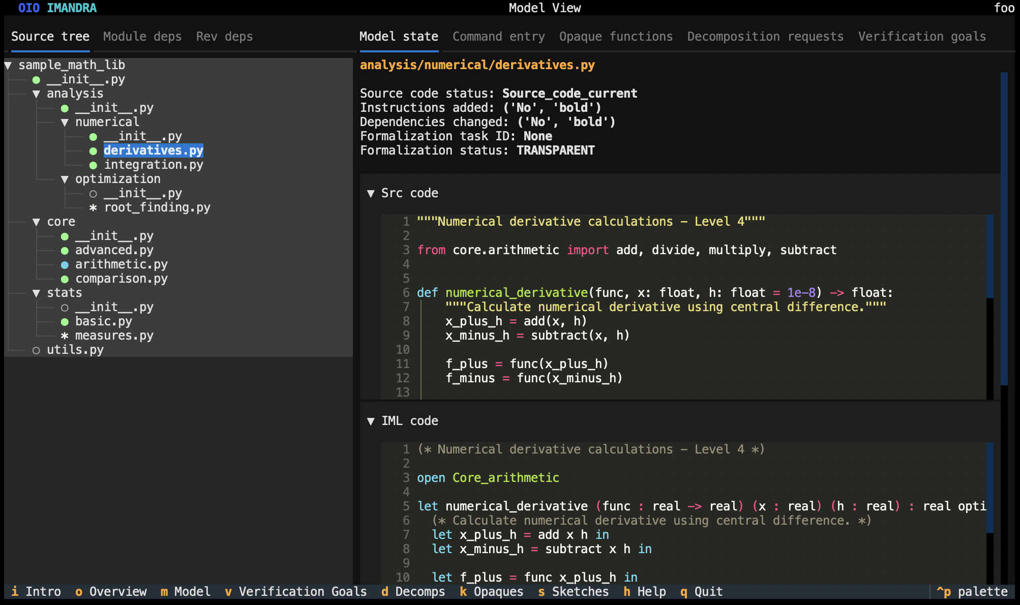 CodeLogician interface showing warning message for unsupported language with option to continue formalization